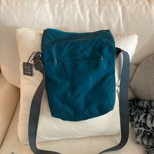 Flip & Tumble Blue Canvas Purse